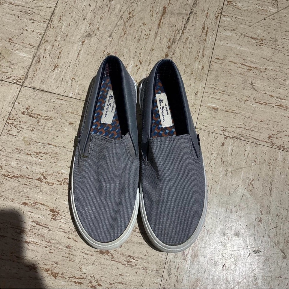 Ben Sherman Blue Slip-On Loafers
